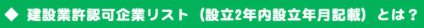 設立したての建築関連企業